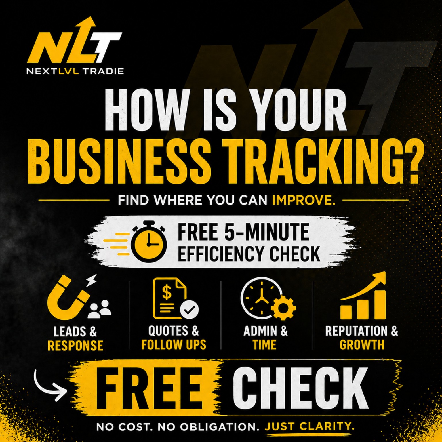 NextLvl Tradie free five-minute business efficiency check
